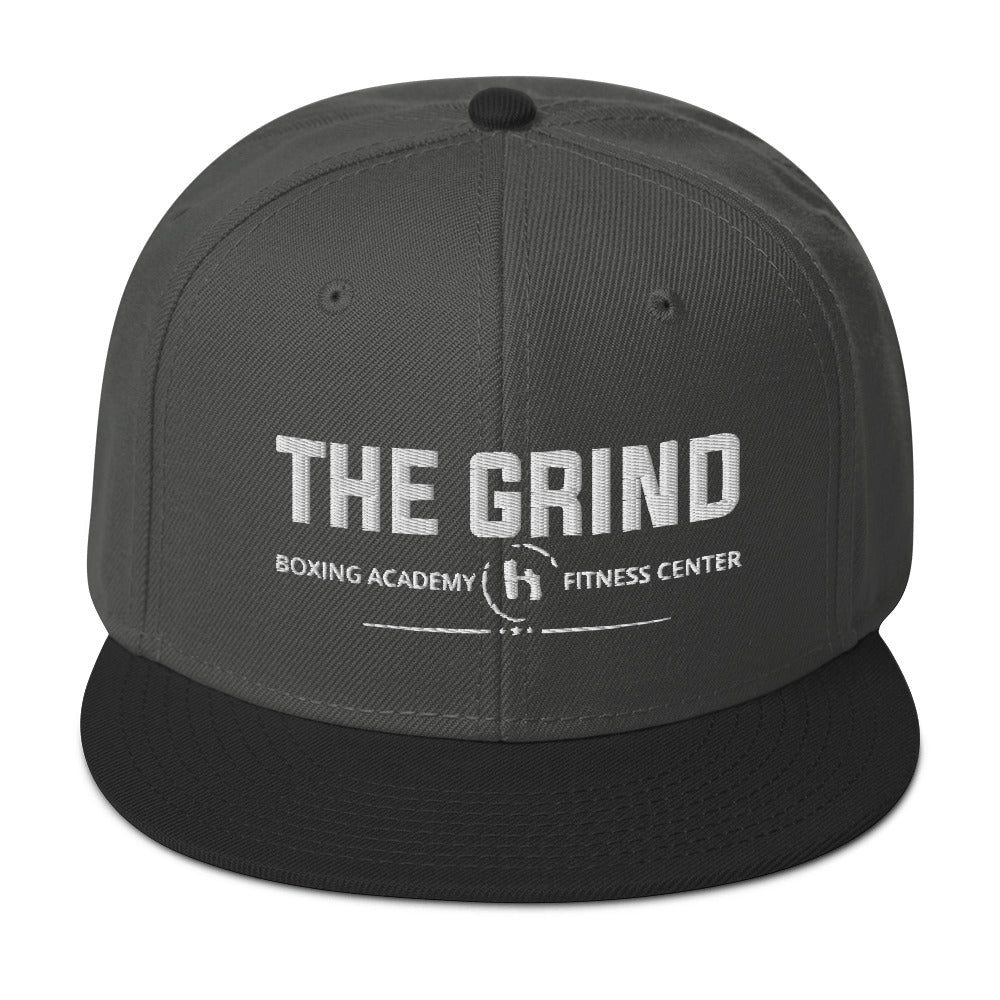 The Grind Grey Embroidered Snapback