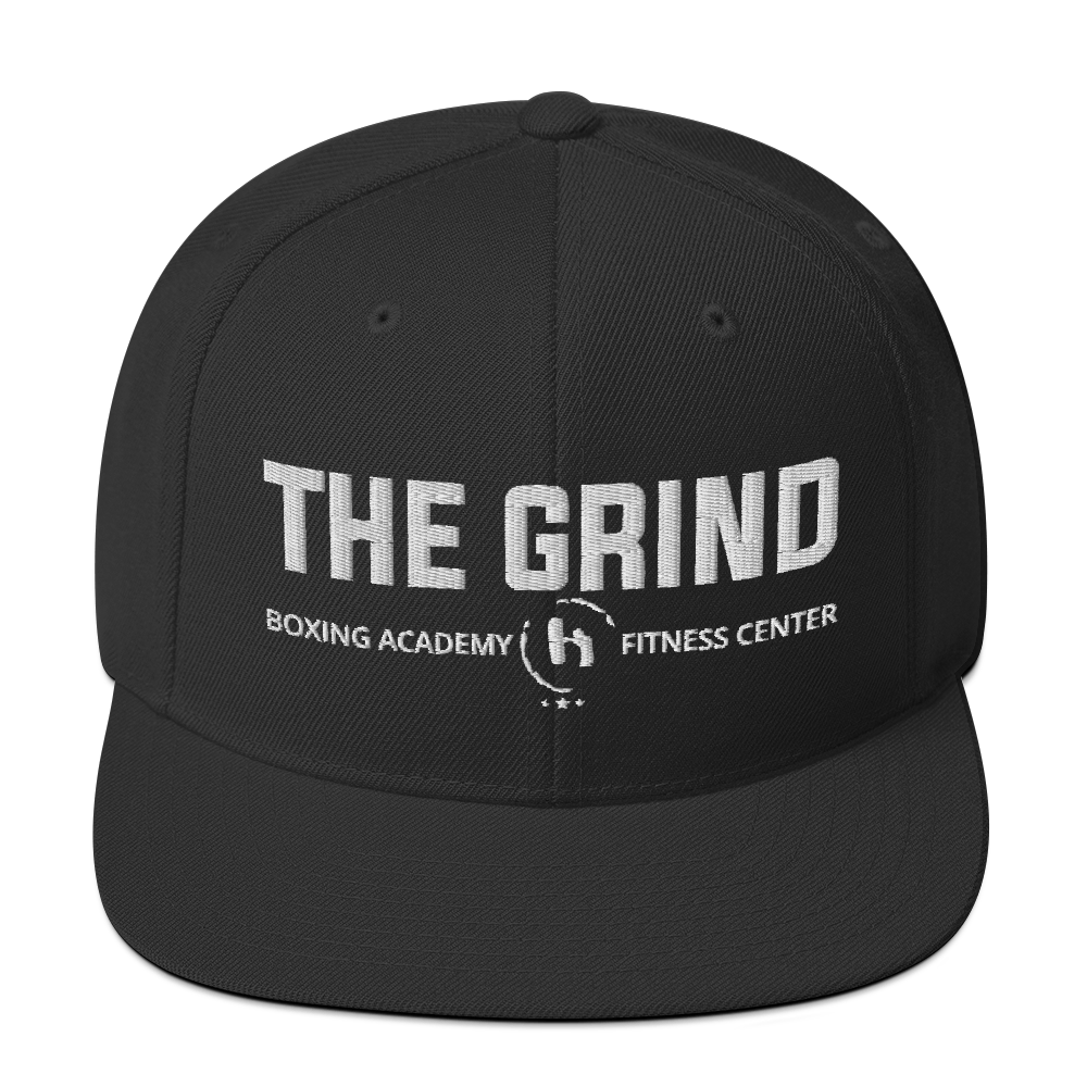 Snapback Hat Grey/Black