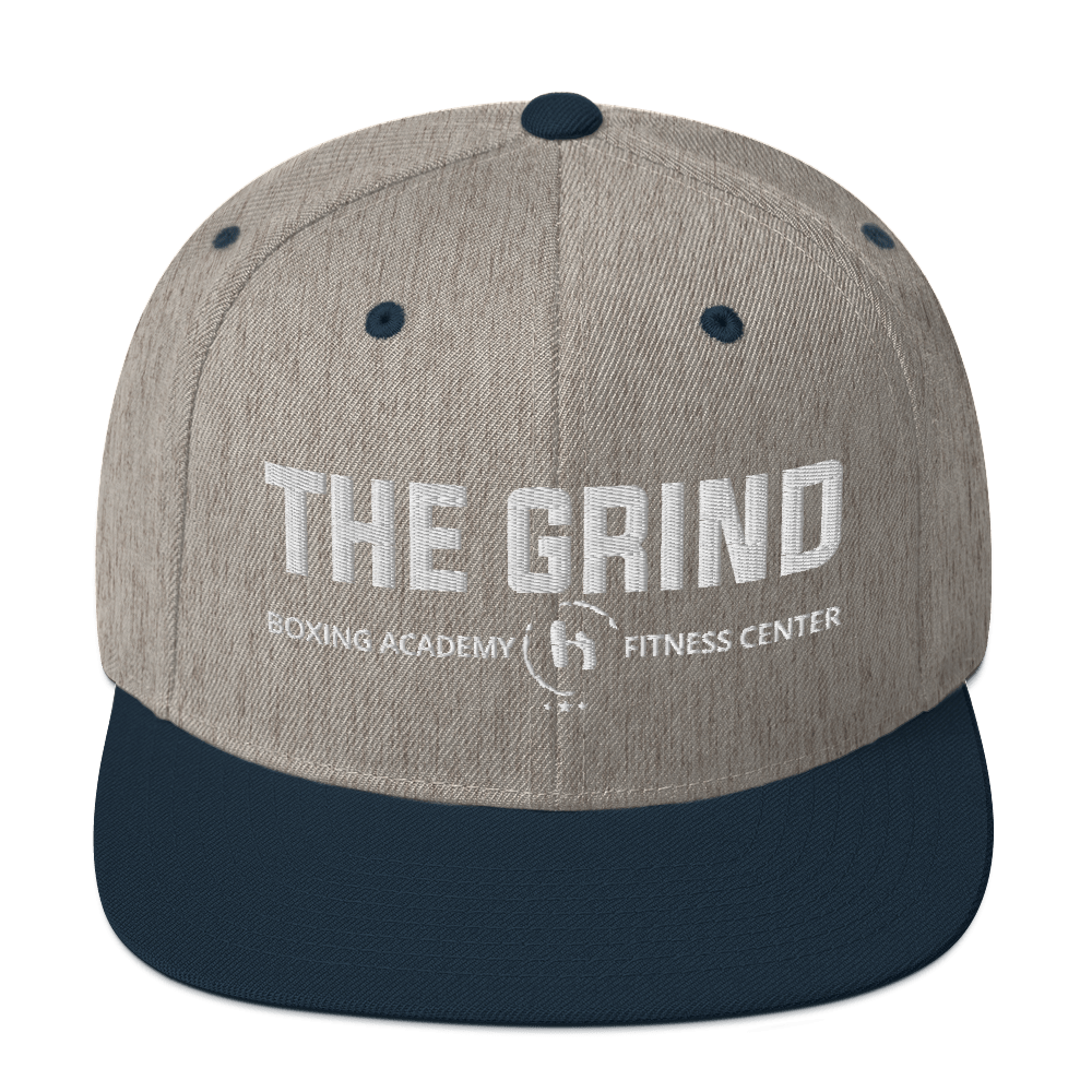The Grind Grey/Black Snapback Hat