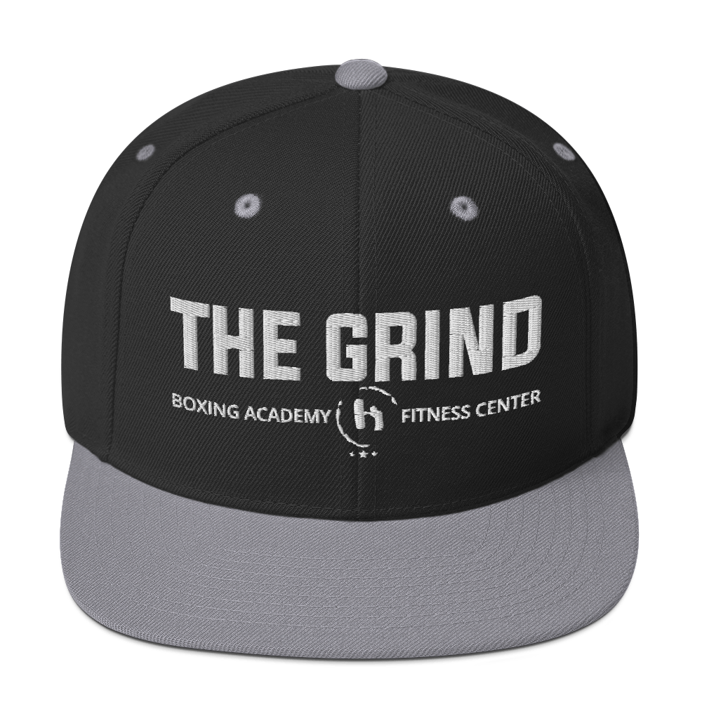 Snapback Hat Grey/Black